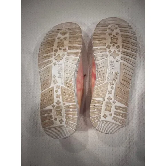 Hey Dude Wendy Tie Dye Lemon Ombre Pink Yellow Shoes Women’s Size 10 - Picture 7 of 15